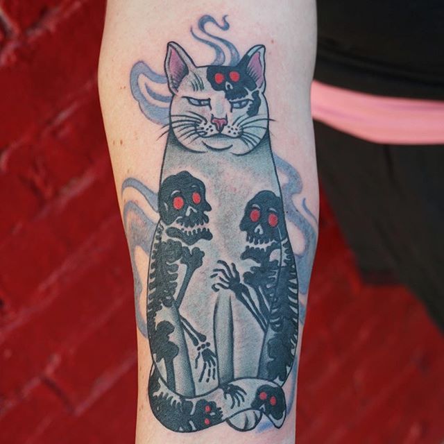 Monmon Cat Tattoos: – All Things Tattoo