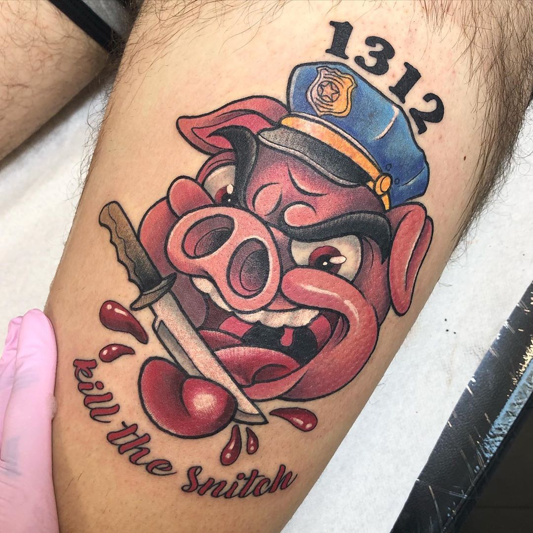 Tattoo Snob on Tumblr: Pig Daruma tattoo by @corvidaetattoo at Exile Tattoo  in Essex, U.K. #corvidaetattoo #willsparling #exiletattoo #essex #uk...