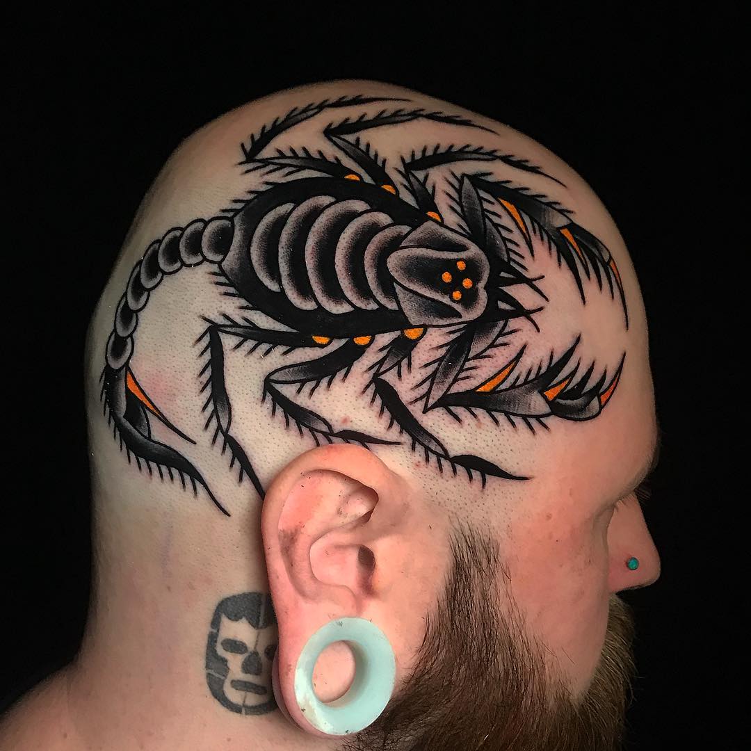 neo traditional scorpion tattoo – All Things Tattoo