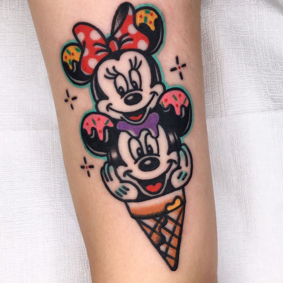 UPDATED: 40 Iconic Mickey Mouse Tattoos | Mickey mouse tattoos, Mickey  tattoo, Mouse tattoos